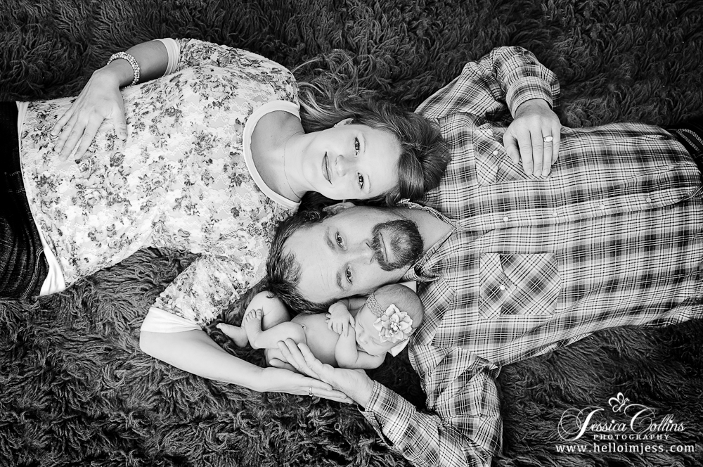 Family Newborn Portrait | Jessica Collins Photography | Idaho