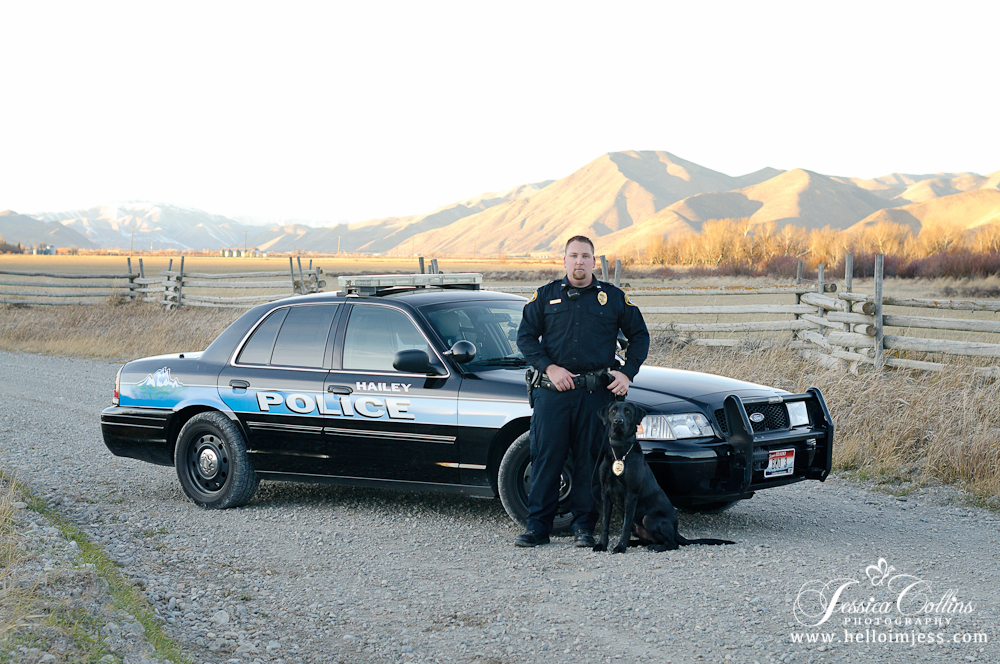 Hailey Idaho Police Dog | Jessica Collins Photography 