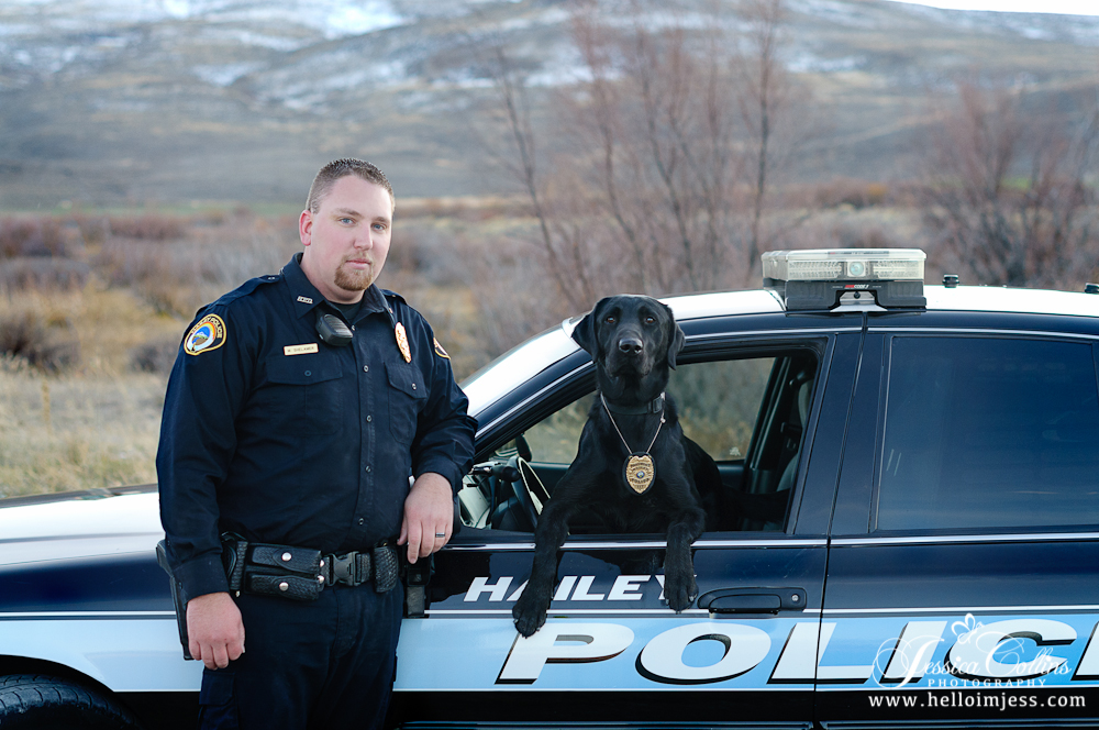 Hailey Idaho Police Dog | Jessica Collins Photography 