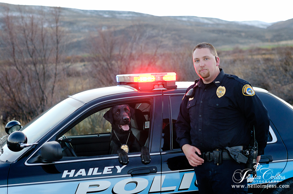 Hailey Idaho Police Dog | Jessica Collins Photography 